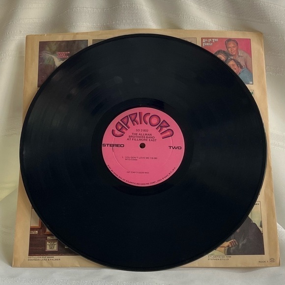 The Allman Brothers Band At Fillmore East Double Album 1971 EUC Original Sleeves - Picture 9 of 16